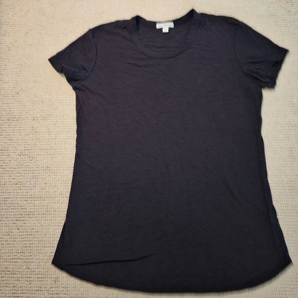 James Perse | Tops | James Perse Short Sleeve Crew Neck Cotton Blend ...